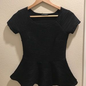 Zara peplum top